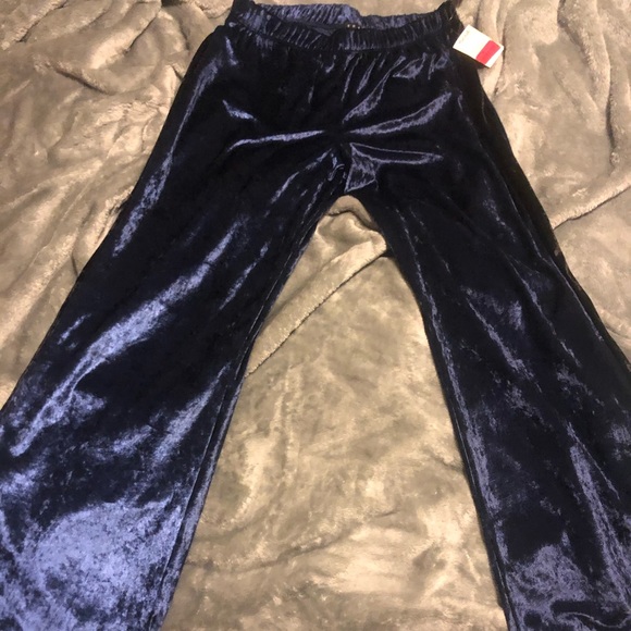 Velvet Flare Pants - Picture 1 of 3